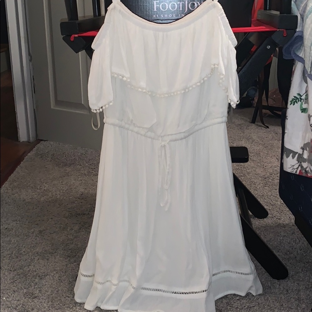 Cream ethereal dress